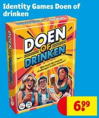 Kruidvat Identity Games Doen of drinken aanbieding