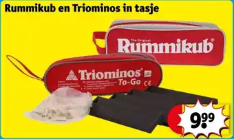 Kruidvat Rummikub en Triominos in tasje aanbieding
