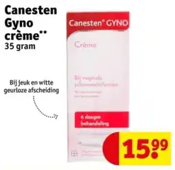 Kruidvat Canesten Gyno crème aanbieding