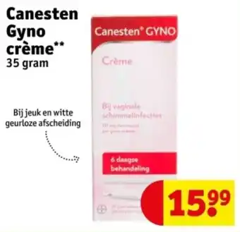 Kruidvat Canesten Gyno crème aanbieding