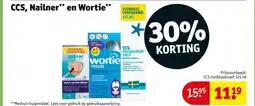 Kruidvat CCS, Nailner en Wortie aanbieding