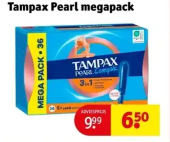 Kruidvat Tampax Pearl megapack aanbieding