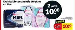 Kruidvat Kruidvat incontinentie broekjes en Men aanbieding