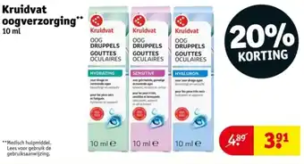 Kruidvat Kruidvat oogverzorging aanbieding