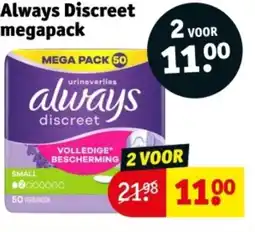 Kruidvat Always Discreet megapack aanbieding