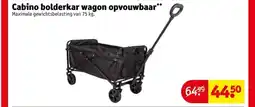 Kruidvat Cabino bolderkar wagon opvouwbaar aanbieding