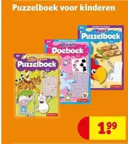 Kruidvat Puzzelboek voor kinderen aanbieding