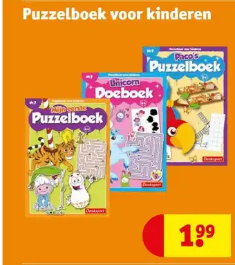 Kruidvat Puzzelboek voor kinderen aanbieding