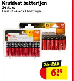 Kruidvat Kruidvat batterijen aanbieding
