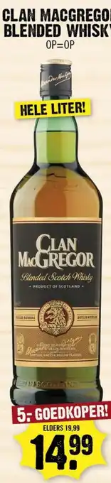 Dirk Clan macgregor smirnoff blended whisky aanbieding