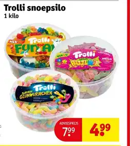 Kruidvat Trolli snoepsilo aanbieding