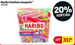 Kruidvat Haribo Festival snoepmix aanbieding