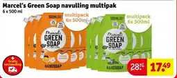 Kruidvat Marcel's Green Soap navulling multipak aanbieding