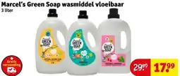 Kruidvat Marcel's Green Soap wasmiddel vloeibaar aanbieding