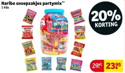 Kruidvat Haribo snoepzakjes partymix aanbieding