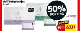 Kruidvat Naïf babydoekjes aanbieding