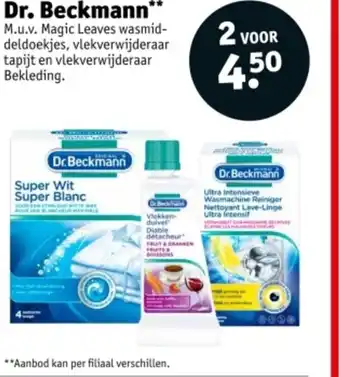 Kruidvat Dr. Beckmann aanbieding