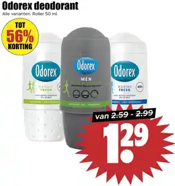 Dirk Odorex deodorant aanbieding