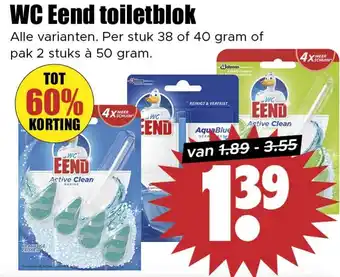 Dirk WC Eend toiletblok aanbieding