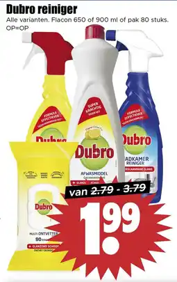 Dirk Dubro reiniger aanbieding
