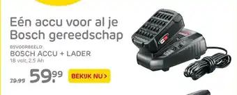 Praxis Bosch Accu + Lader aanbieding