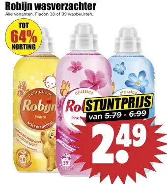 Dirk Robijn wasverzachter aanbieding