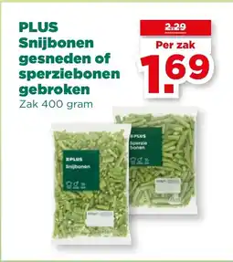PLUS PLUS Snijbonen gesneden of sperziebonen gebroken aanbieding