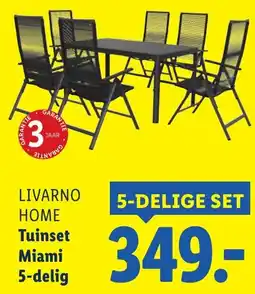 Lidl LIVARNO HOME Tuinset Miami aanbieding
