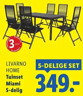 Lidl LIVARNO HOME Tuinset Miami aanbieding