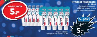 Trekpleister Prodent tandpasta aanbieding