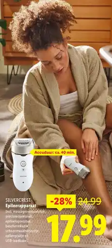Lidl SILVERCREST Epileerapparaat aanbieding
