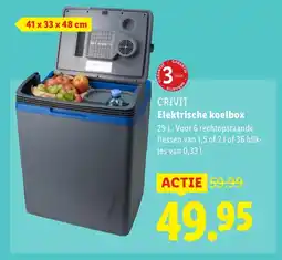 Lidl CRIVIT Elektrische koelbox aanbieding