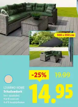 Lidl LIVARNO HOME Schaduwdoek aanbieding