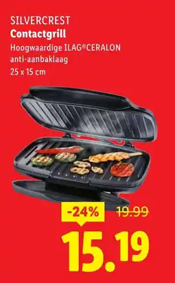 Lidl SILVERCREST Contactgrill aanbieding