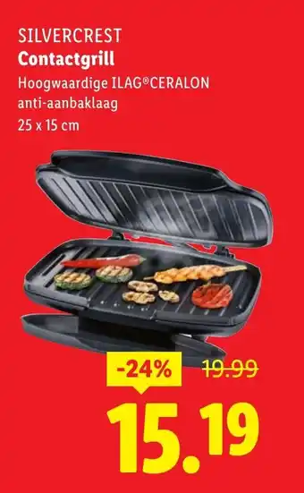 Lidl SILVERCREST Contactgrill aanbieding