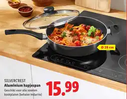 Lidl SILVERCREST Aluminium hapjespan aanbieding