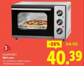 Lidl SILVERCREST Mini oven aanbieding