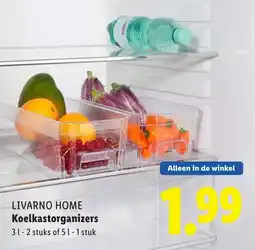 Lidl LIVARNO HOME Koelkastorganizers aanbieding