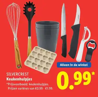 Lidl SILVERCREST Keukenhulpjes aanbieding