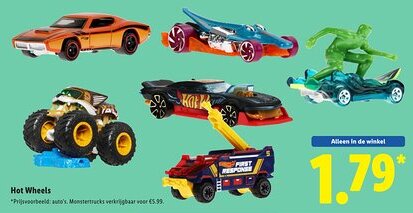 Lidl Hot Wheels aanbieding