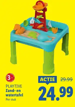 Lidl PLAYTIVE Zand en watertafel aanbieding