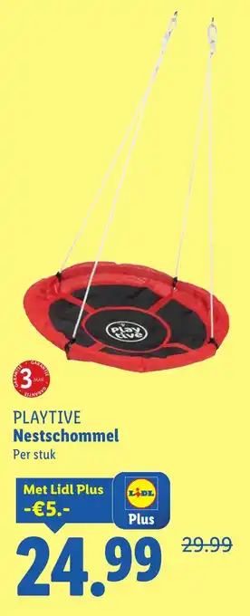 Lidl PLAYTIVE Nestschommel aanbieding