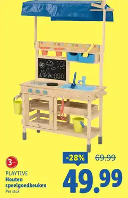 Lidl PLAYTIVE Houten speelgoedkeuken aanbieding
