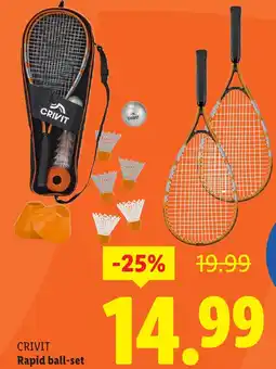 Lidl CRIVIT Rapid ball set aanbieding