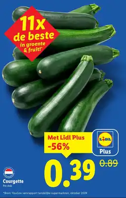 Lidl Courgette aanbieding