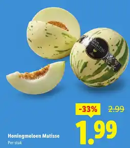Lidl Honingmeloen Matisse aanbieding