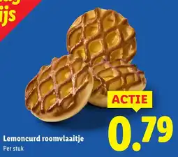 Lidl Lemoncurd roomvlaaitje aanbieding