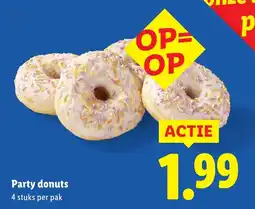 Lidl Party donuts aanbieding