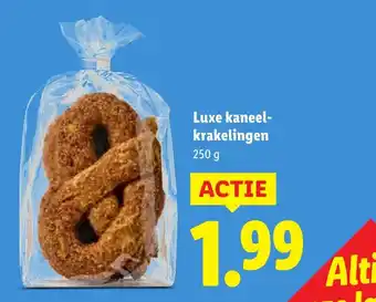 Lidl Luxe kaneel- krakelingen aanbieding