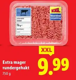 Lidl Extra mager rundergehakt aanbieding